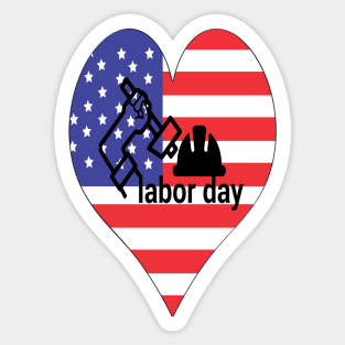 happy labor day waleed Sticker